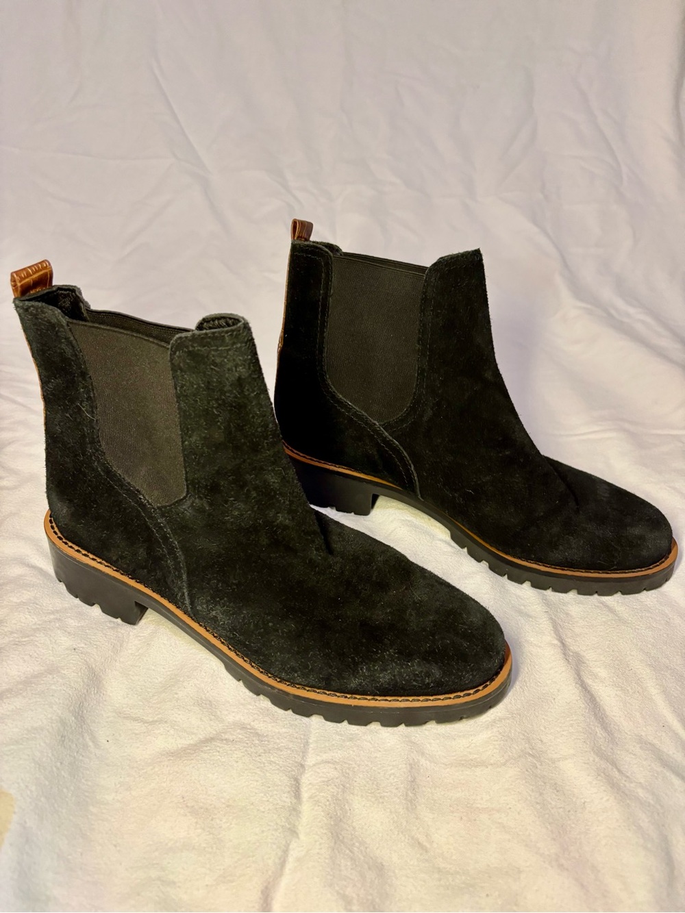 Sam Edelman Black Suede Boots- Jaclyn size 7